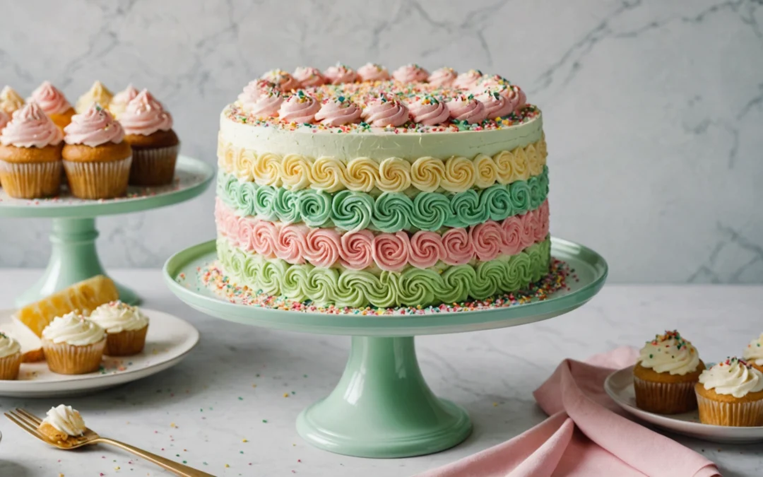 gateau anniversaire layer cake